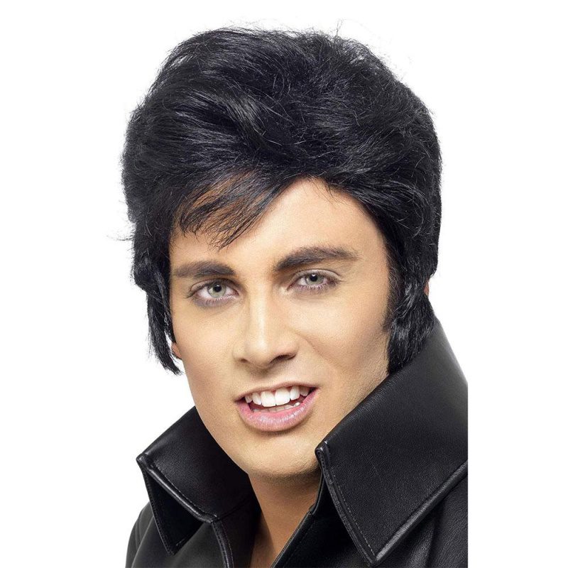 Herren Elvis Perücke | Elvis Paruka Black - carnivalstore.de