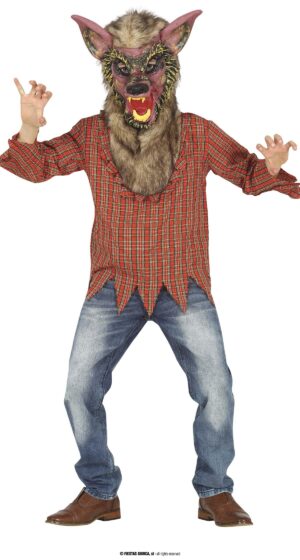 Alternative view of Bad Wolf Costume for Men One Size - Wolf Adult