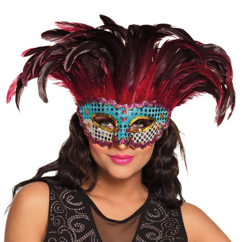 Oogmasker Phoenix Queen - carnavalstore.de