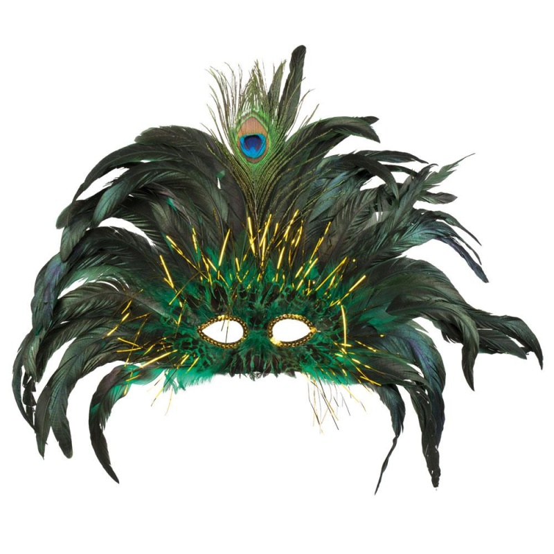 Oogmasker Peacock Queen - carnavalstore.de