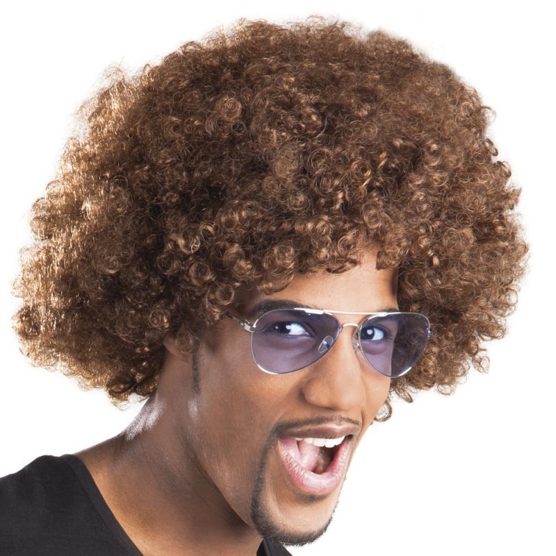 Afro Wig Brown – Carnival Store GmbH