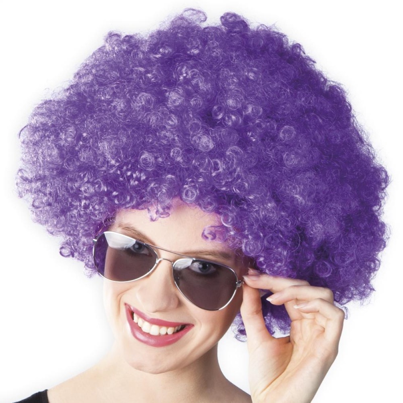 Afro Wig Purple - Carnival Store GmbH
