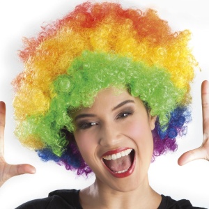 Afro Wig Multicolored - Carnival Store GmbH