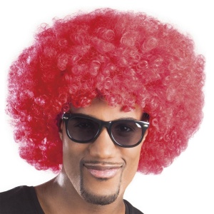 Afro Wig Red - Carnival Store GmbH