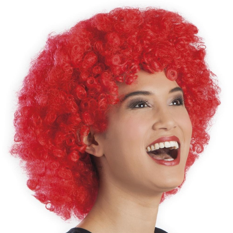 Afro Wig Red - Karneval Store GmbH