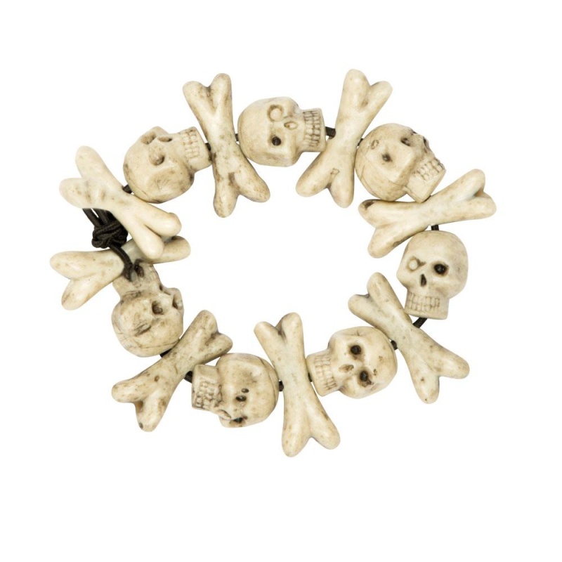 Βραχιόλι Skull bones - carnivalstore.de