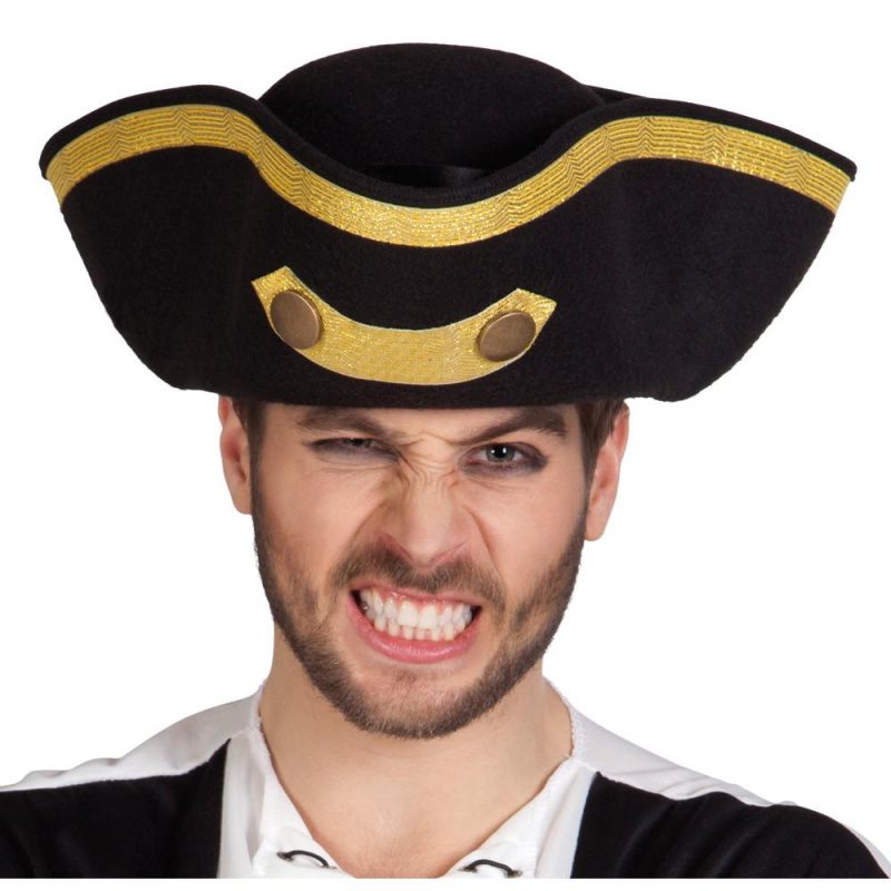 NEU Hut Dreispitz Admiral | Cappello Ammiraglio Tricorne - Carnivalstore.de