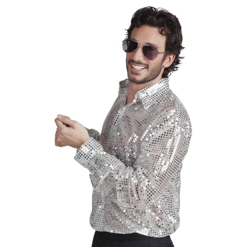 Disco Shirt Spangles - Carnival Store GmbH