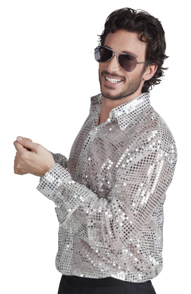 Disco Shirt Spangles - Carnival Store GmbH