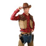 Double Holsters Sheriff 2 Colors ass. - carnivalstore.de