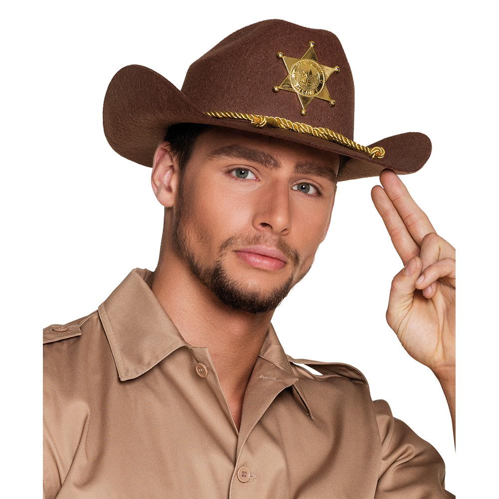 Deputy Sheriff Hat Costume Authentic Western Style for Cowgirl