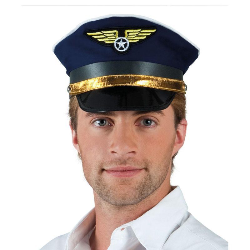 Casquette Capitaine de vol Roger Réglable - carnivalstore.de