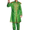 Sergent Papper Costume Green - Carnival Store GmbH