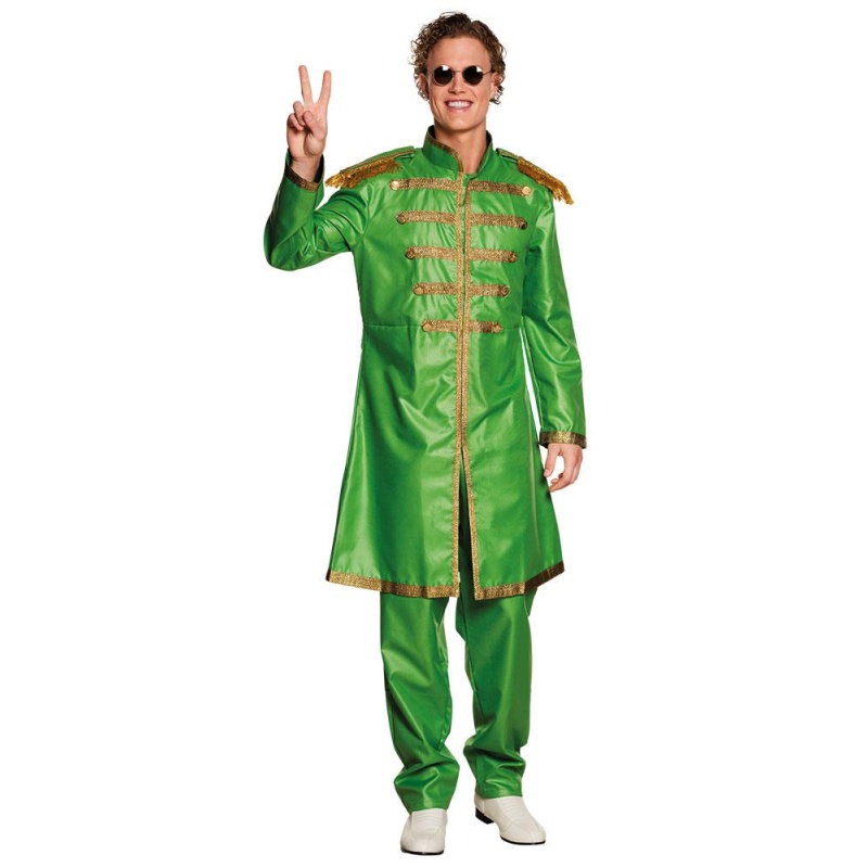 Sergent Papper Costume Verde - Carnival Store GmbH