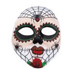 Ansiktsmaske Mrs Day of The Dead - carnivalstore.de