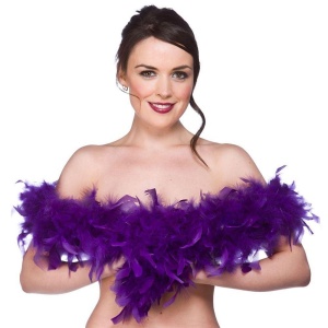 Purple Feather Boa - Carnival Store GmbH