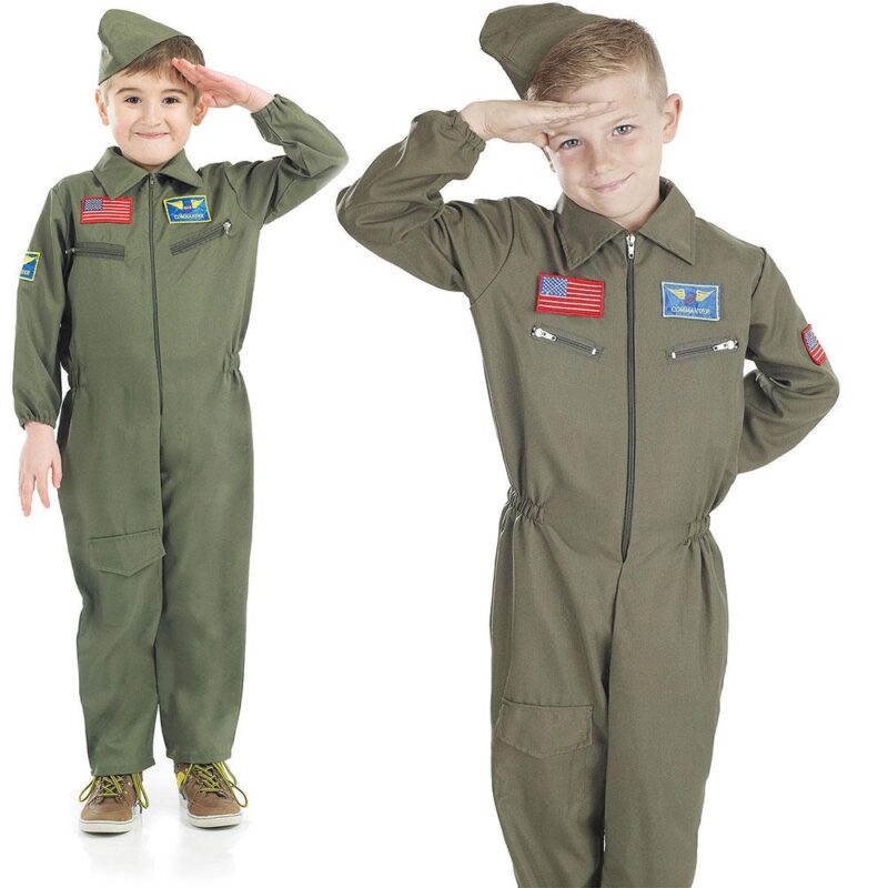 Luft Kadett Kinder Kostüm | Air Cadet Boy - Carnivalstore.de