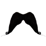 Black Pirate Tash Fake Moustache - Karneval Store GmbH
