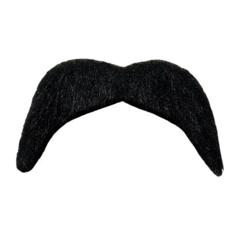 Black Cowboy Tash Fake Moustache - Carnival Store GmbH