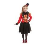 Traje de Mestre de Cerimônias Deluxe Smiffys, Meninas, Vermelho