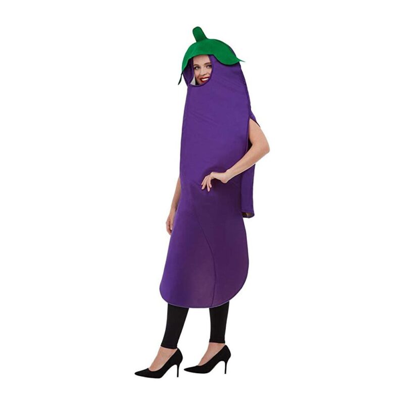 Smiffys 50717 Costume da melanzana, unisex adulto, viola, taglia unica