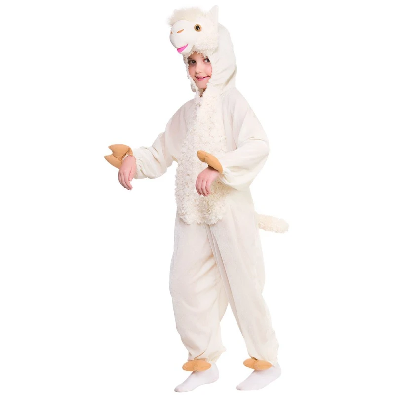 Kids Unisex Lama Animal Fancy Dress-kostyme