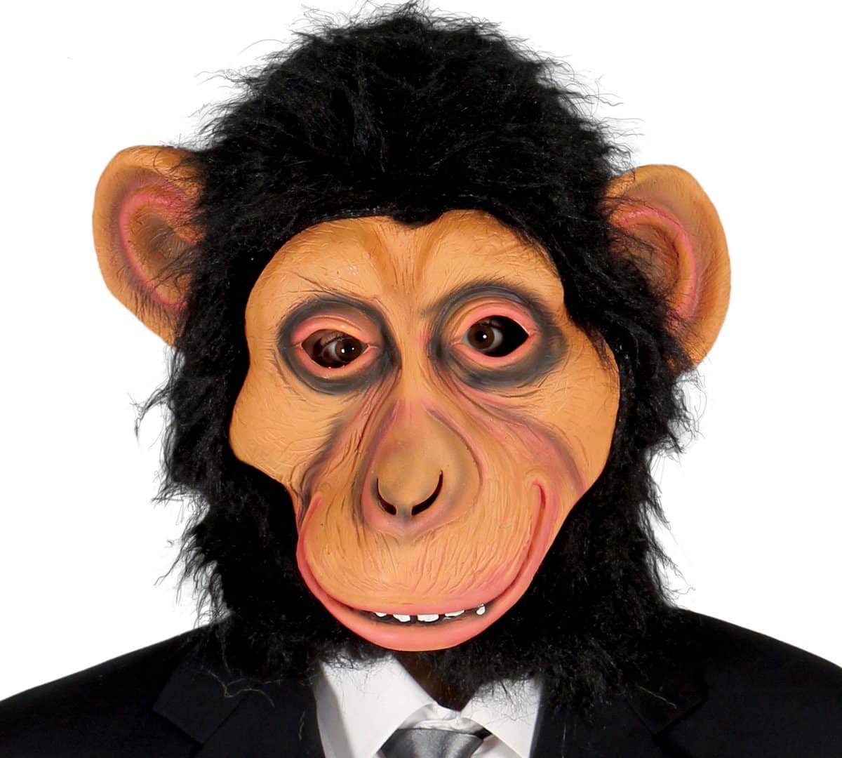 Chimp Mask with Hair