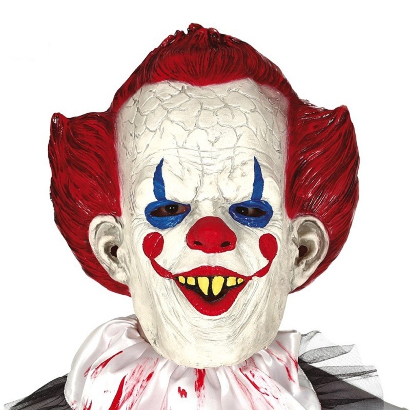 Latex sinistere clownmasker