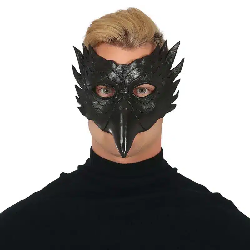 Halbmaske Schwarze Eule, EVA