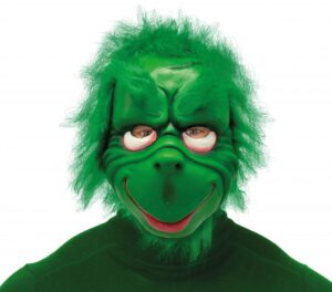 Green Grumpy Goblin Mask
