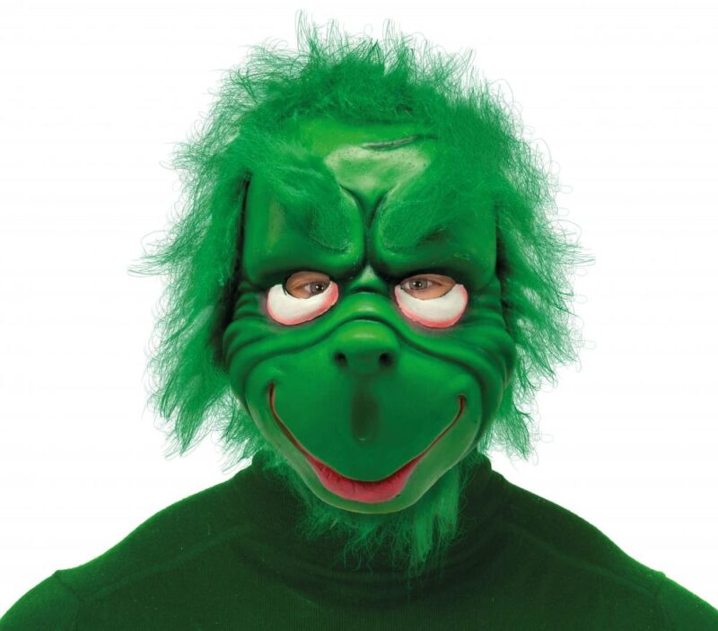 Green Grumpy Goblin Mask