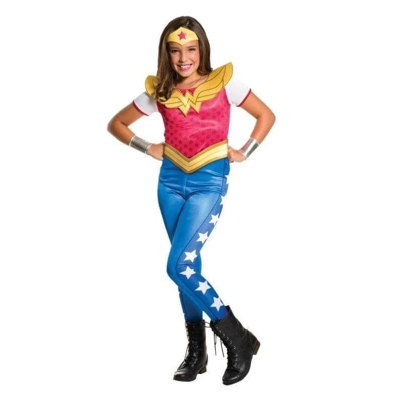 Disfraz de Mujer Maravilla para niños DC Superhero Girls