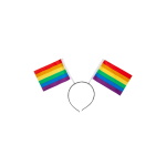Rainbow Flags on Headband