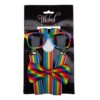 Rainbow Glasses Bowtie Suspenders Kit