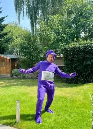 Adult Po Teletubbies Costume - Red Character for Men & Women